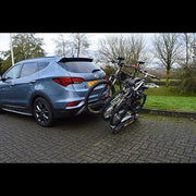 Maypole Towball Mounted Car Rear Tow Bar Cycle Holder 3 Bike Carriers 45kg Load Maypole - Dynamic Drive