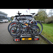 Maypole Towball Mounted Car Rear Tow Bar Cycle Holder 3 Bike Carriers 45kg Load Maypole - Dynamic Drive