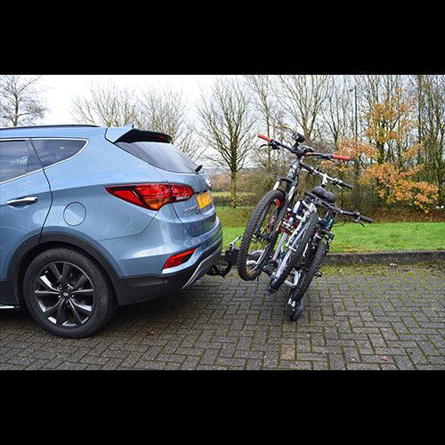Maypole Towball Mounted Car Rear Tow Bar Cycle Holder 3 Bike Carriers 45kg Load Maypole - Dynamic Drive