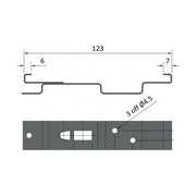 Maypole Trailer Number Plate Stainless Steel Spring Clips Holder Car Caravan Maypole - Dynamic Drive