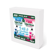 Maypole Twin Pack Toilet Fluid & Rinse Concentrate Caravan Camping Makes 4L Maypole - Dynamic Drive