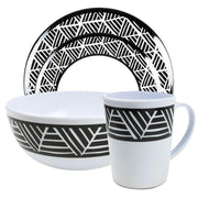 Melamine Nautica Tableware 16pc Leisurewize - Dynamic Drive