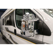 Milenco Short Arm Chrome Mirror Covers for Fiat Ducato, Peugeot Boxer, Citroen Relay Van/Motorhome Milenco - Dynamic Drive
