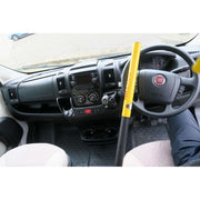 Milenco Small Camper Van Motorhome High Security Steel Steering Wheel Lock Yellow 54.5cm Milenco - Dynamic Drive