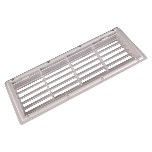 MPK Recessed Caravan Motorhome White Fridge Air Vent L375 X W150 5039.2W MPK - Dynamic Drive