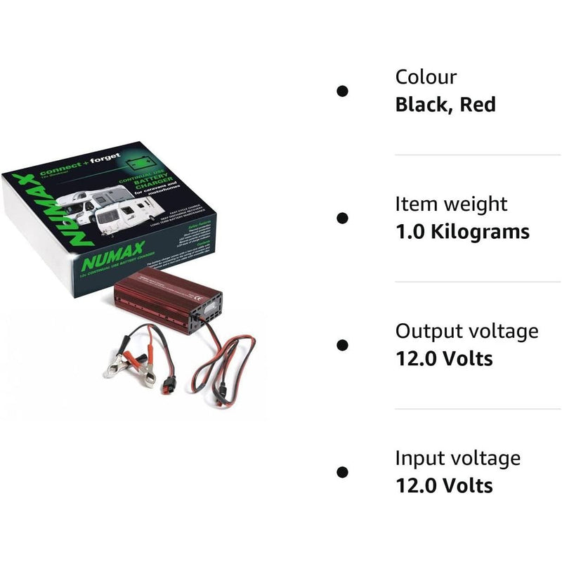 Numax 12V 20 Amp 20A Smart Battery Charger Conditioner - Leisure Caravan Motorhome Numax - Dynamic Drive