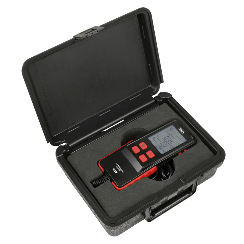 Sealey Digital Oil Pressure Test Kit VS217 18 Piece