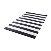 Outdoor Garden Rug Portable Reversible Mat for Decking Patio Zebra Stripe Zebra 120 x 180 cm Plastic Straw ukcampingandleisure - Dynamic Drive