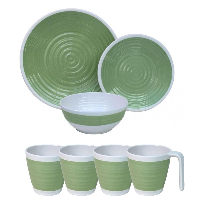 Outdoor Revolution 12pc Melamine Set Outdoor Revolution - Dynamic Drive