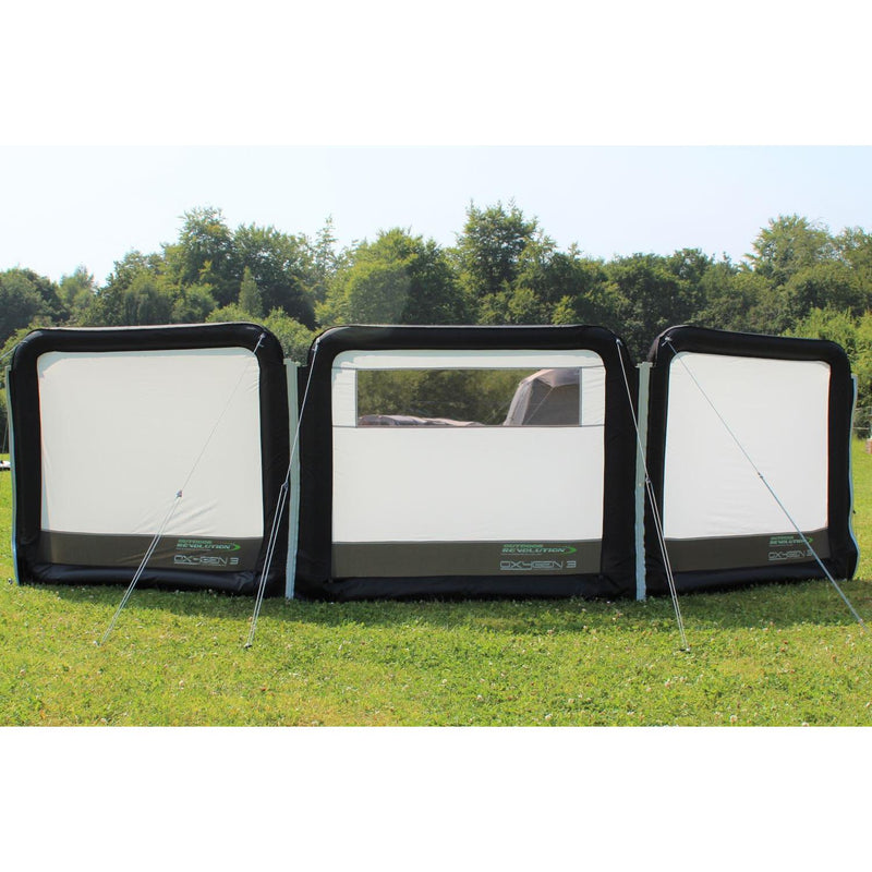 Outdoor Revolution 3 Panel Inflatable Oxygen Modular Windbreak 130cm x 490cm Outdoor Revolution - Dynamic Drive