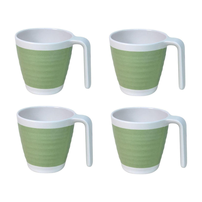 Outdoor Revolution 4 piece Lime Melamine Mug Set Caravan Motorhome TABL1010 Outdoor Revolution - Dynamic Drive