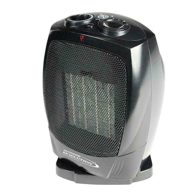 Outdoor Revolution Portable PTC Oscillating Ceramic Heater 750W/1500W Camping Outdoor Revolution - Dynamic Drive