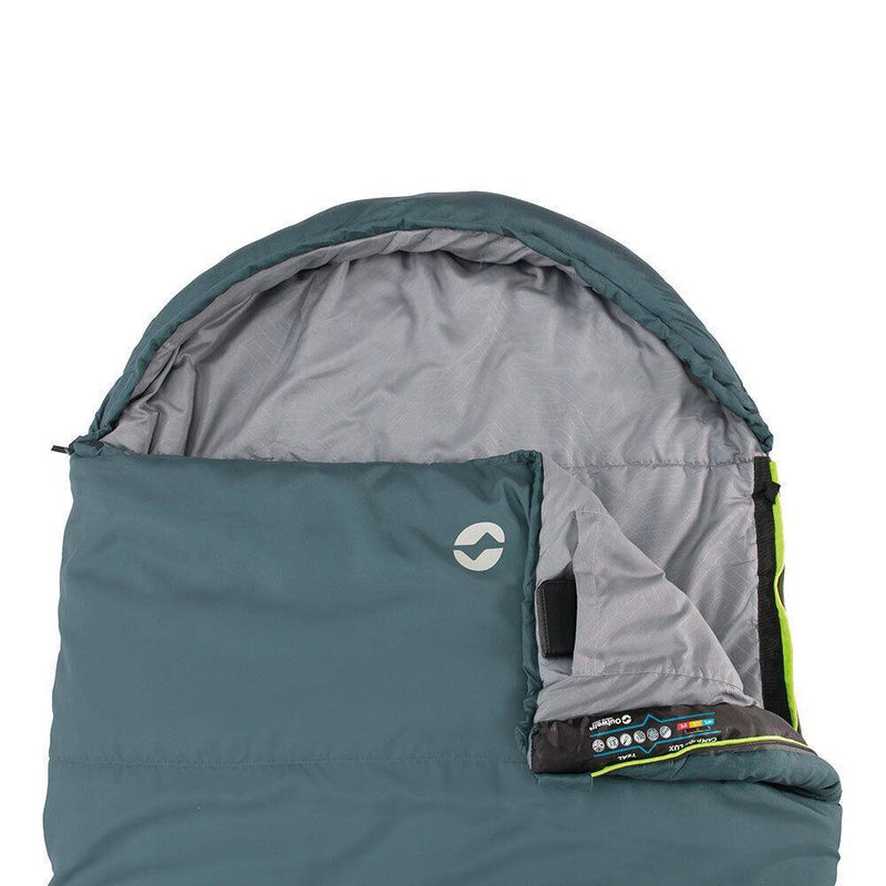 Outwell Campion Lux Sleeping Bag Teal Camping Sleeping Bag Outwell - Dynamic Drive