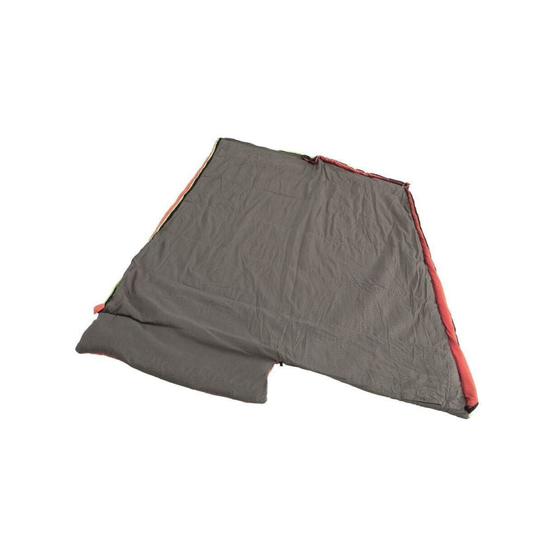 Outwell Celebration Lux Single Sleeping Bag - Red - 2 Season Camping Gear Outwell - Dynamic Drive
