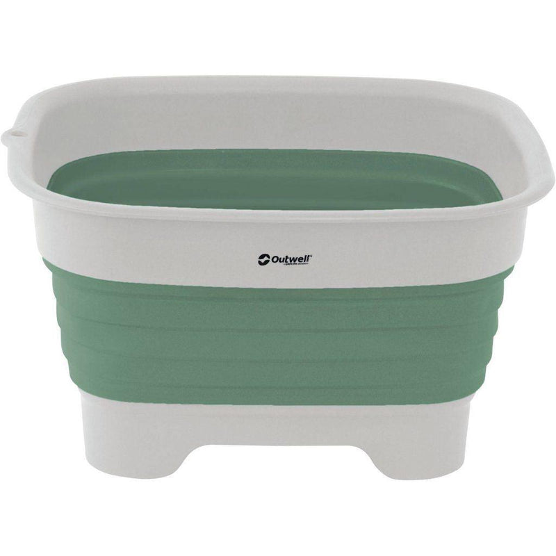 Outwell Collaps Callapsible Wash Bowl with Drain - Shadow Green Outwell - Dynamic Drive
