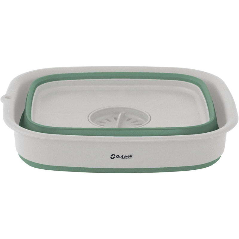 Outwell Collaps Callapsible Wash Bowl with Drain - Shadow Green Outwell - Dynamic Drive
