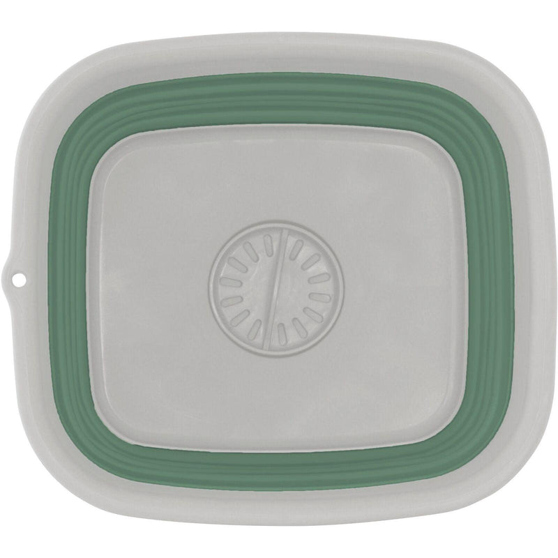 Outwell Collaps Callapsible Wash Bowl with Drain - Shadow Green Outwell - Dynamic Drive