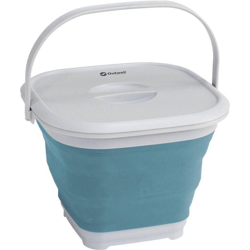 Outwell Collaps Collapsible Bin w/lid Classic Blue 9l Outwell - Dynamic Drive