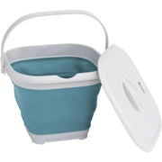 Outwell Collaps Collapsible Bin w/lid Classic Blue 9l Outwell - Dynamic Drive