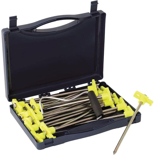Outwell Premium Spike Heavy Duty Hard Ground Tent Pegs Awning with Peg Puller Outwell - Dynamic Drive