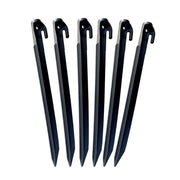 Olpro Pack of 6 Extra Long and Strong 30cm Nylon Tent Peg Olpro - Dynamic Drive