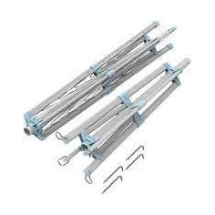 Portable 4 Arm Aluminium Clothes Line Camping Caravan Washing Airer Dryer Via Mondo - Dynamic Drive