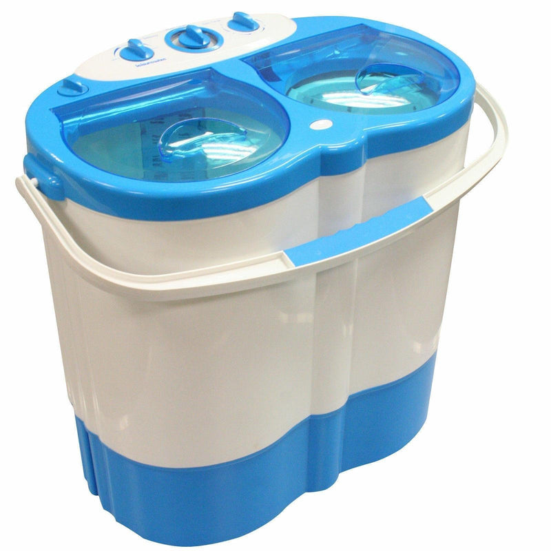 Portable Twin Tub Washing Machine Spin Dryer Camping Caravan Motorhome Student Leisurewize - Dynamic Drive