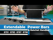 Laser Extendable Ratchet Handle 1"D Laser - Dynamic Drive