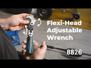 Laser Flexi-Head Adjustable Wrench 14 - 32mm Laser - Dynamic Drive