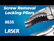 Laser Screw Removal Locking Pliers 7" - 8635 Laser - Dynamic Drive