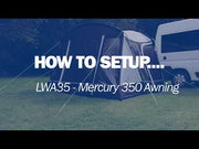 Leisurewize Gemini 320 Drive Away AIR Campervan Awning LOW VW T5 T6 Custom LWA34 Leisurewize - Dynamic Drive