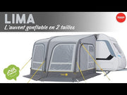 Trigano Lima 400 Inflatable Caravan Air Awning 4M Width TRIGANO - Dynamic Drive