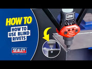 Sealey Medium-Arm Riveter with Collection Bowl AK3983 Sealey - Dynamic Drive