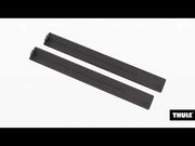 Thule ProBar Evo Roof Bars Aluminum fits Audi A6 Allroad 2012-2018 5 doors with Raised Rails Thule - Bars 4 Cars