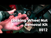 Laser Locking Wheel Nut Removal Kit - Lug Driller Laser - Dynamic Drive