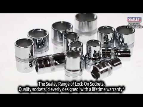 Sealey AK2740 11pc 3/8" Dr Lock On Imperial Socket Set up to 85% Rounded Nuts Sealey - Dynamic Drive