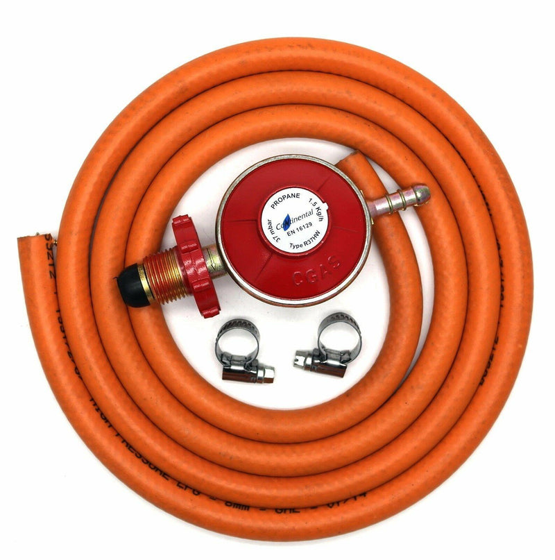 Propane Regulator Hand Wheel & Hose Clip Kit 2 Clips Caravan Gas Bottle Camping Crusader - Dynamic Drive