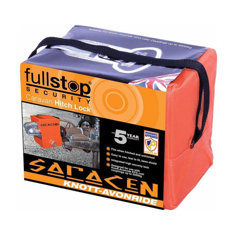 Purpleline Saracen High Security Hitch Lock - Fits Williams Trailers / Knott Purpleline - Dynamic Drive