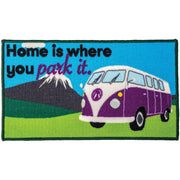 Quest Campervan Home Is Where You Park It Indoor Door Mat Washable For VW Quest - Dynamic Drive