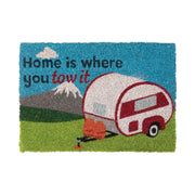 Quest Caravan Door Mat Home Is Where You Park It Outdoor Heavy Duty Coir Quest - Dynamic Drive
