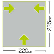 Quest Falcon 220 Super Lightweight Air Inflatable Caravan Porch Awning 2022 Quest - Dynamic Drive