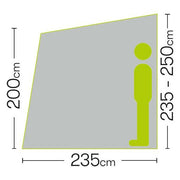 Quest Falcon 220 Super Lightweight Poled Caravan Porch Awning 2022 Quest - Dynamic Drive