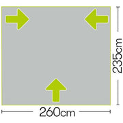 Quest Falcon 260 Super Lightweight Air Inflatable Caravan Porch Awning 2022 Quest - Dynamic Drive