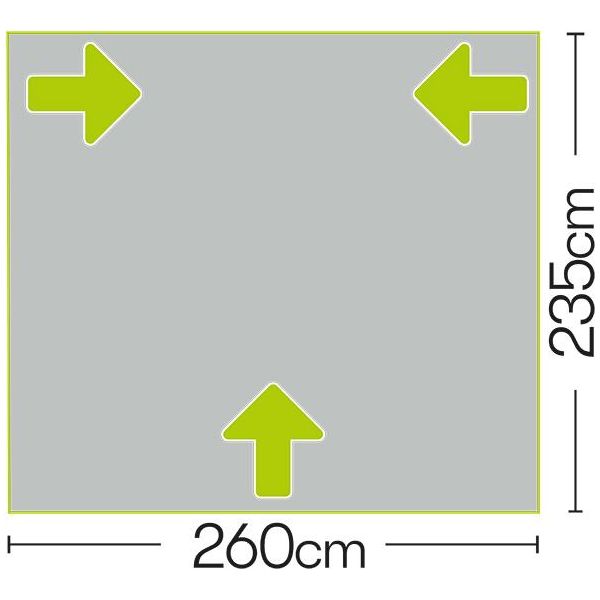 Quest Falcon 260 Super Lightweight Air Inflatable Caravan Porch Awning 2022 Quest - Dynamic Drive