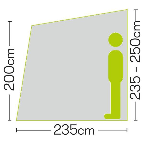 Quest Falcon 325 Super Lightweight Poled Caravan Porch Awning 2022 Quest - Dynamic Drive