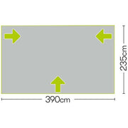 Quest Falcon 390 Super Lightweight Air Inflatable Caravan Porch Awning 2022 Quest - Dynamic Drive