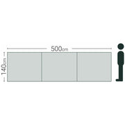 Quest Falcon 500 Windbreak Camping Fishing Caravan Portable 500 x 140cm A103 Quest - Dynamic Drive