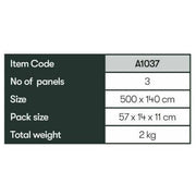 Quest Falcon 500 Windbreak Camping Fishing Caravan Portable 500 x 140cm A103 Quest - Dynamic Drive