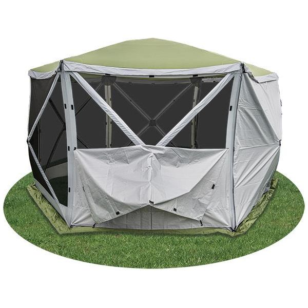 Quest Instant Spring Up Screen House 4 Gazebo Side Walls Blinds (1 Pair) Grey Quest - Dynamic Drive