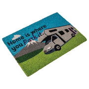 Quest Motorhome Door Mat Home Is Where You Park It Outdoor Heavy Duty Coir Quest - Dynamic Drive